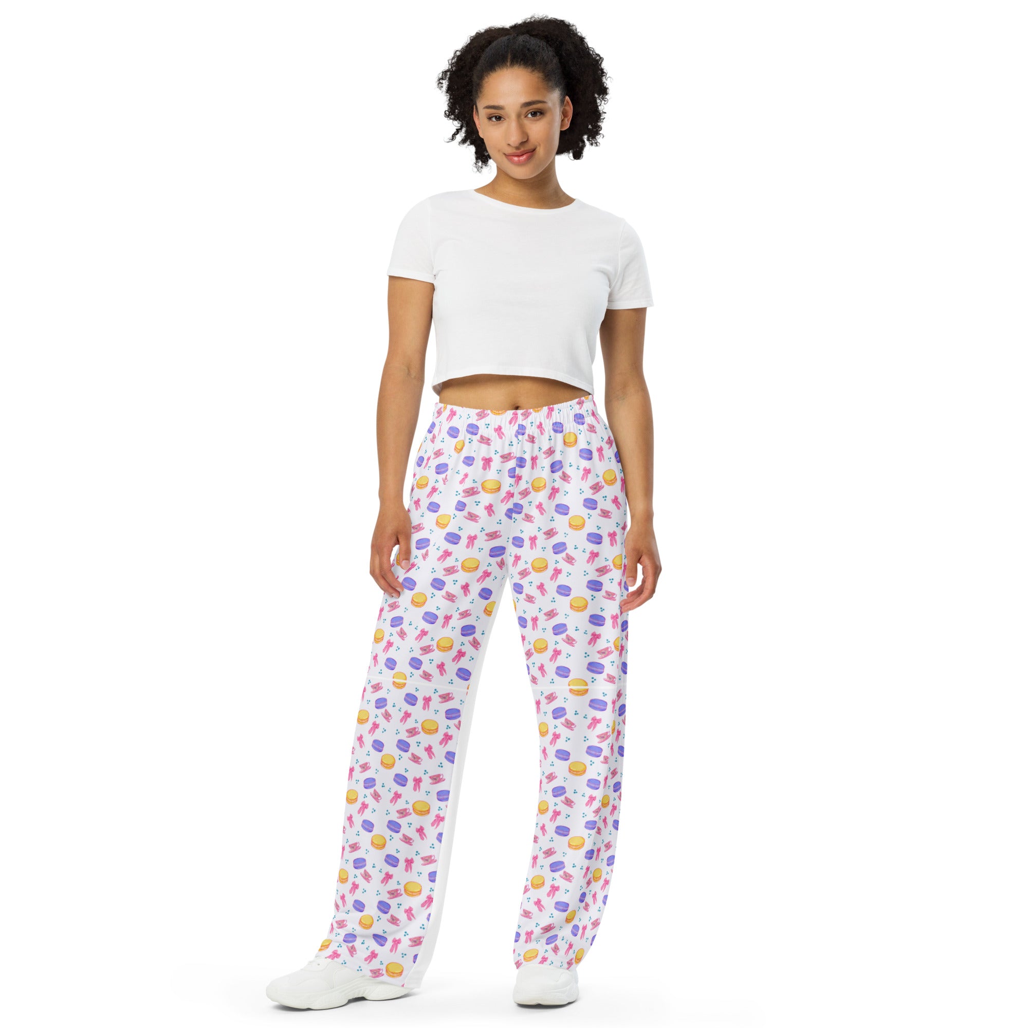 All-over print unisex wide-leg pants – ZhaninaArt